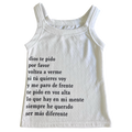 PREVENTA - Tank Top Qué mas puedo creer?