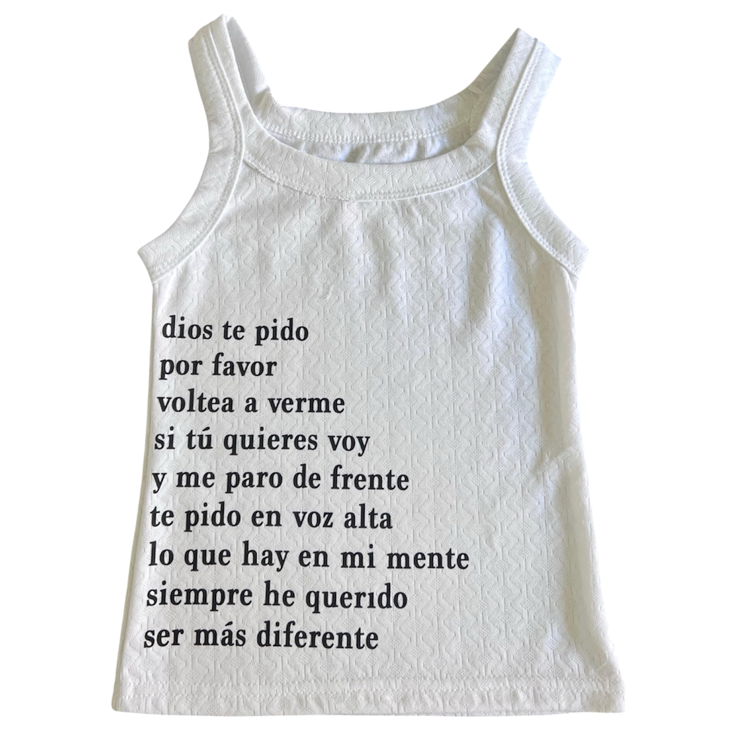 PREVENTA - Tank Top Qué mas puedo creer?